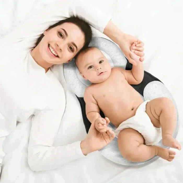 NURTUREREST – Ergonomic Baby Pillow for Safe Sleep & Flat Head Prevention