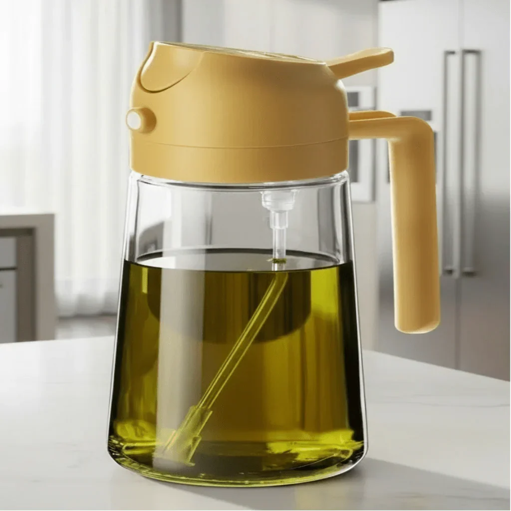 NUTRIMIST – Healthy Cooking Oil Sprayer with Dark Glass Design
