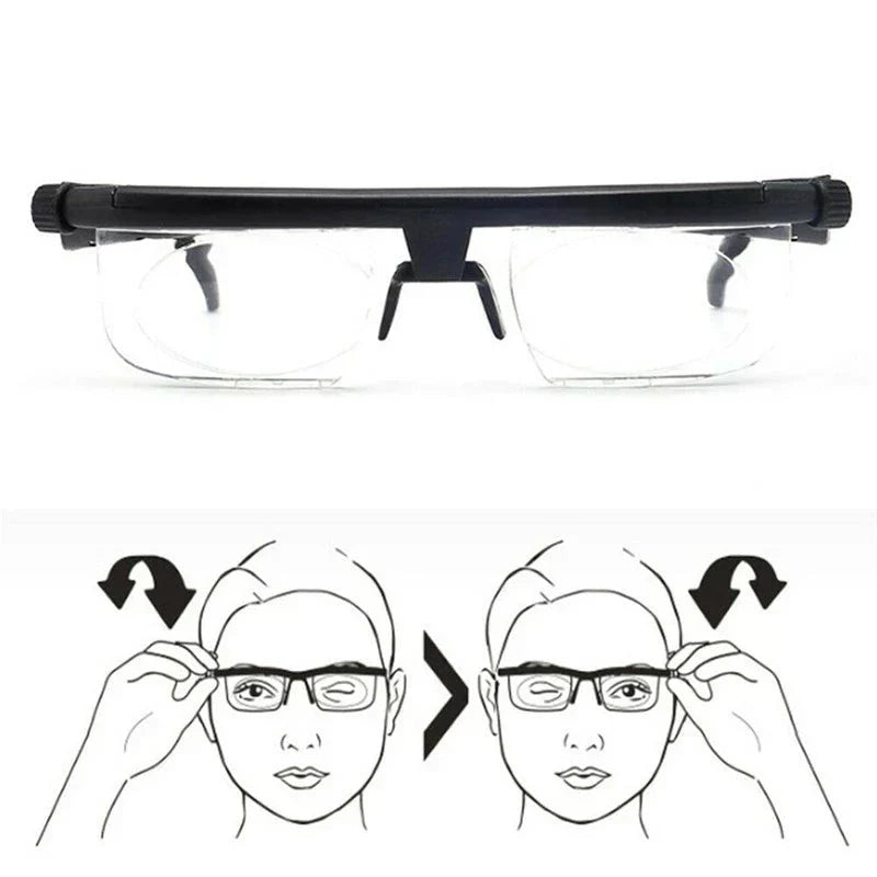 Optiflex Vision – Adjustable Focus Reading Glasses for Clear Vision
