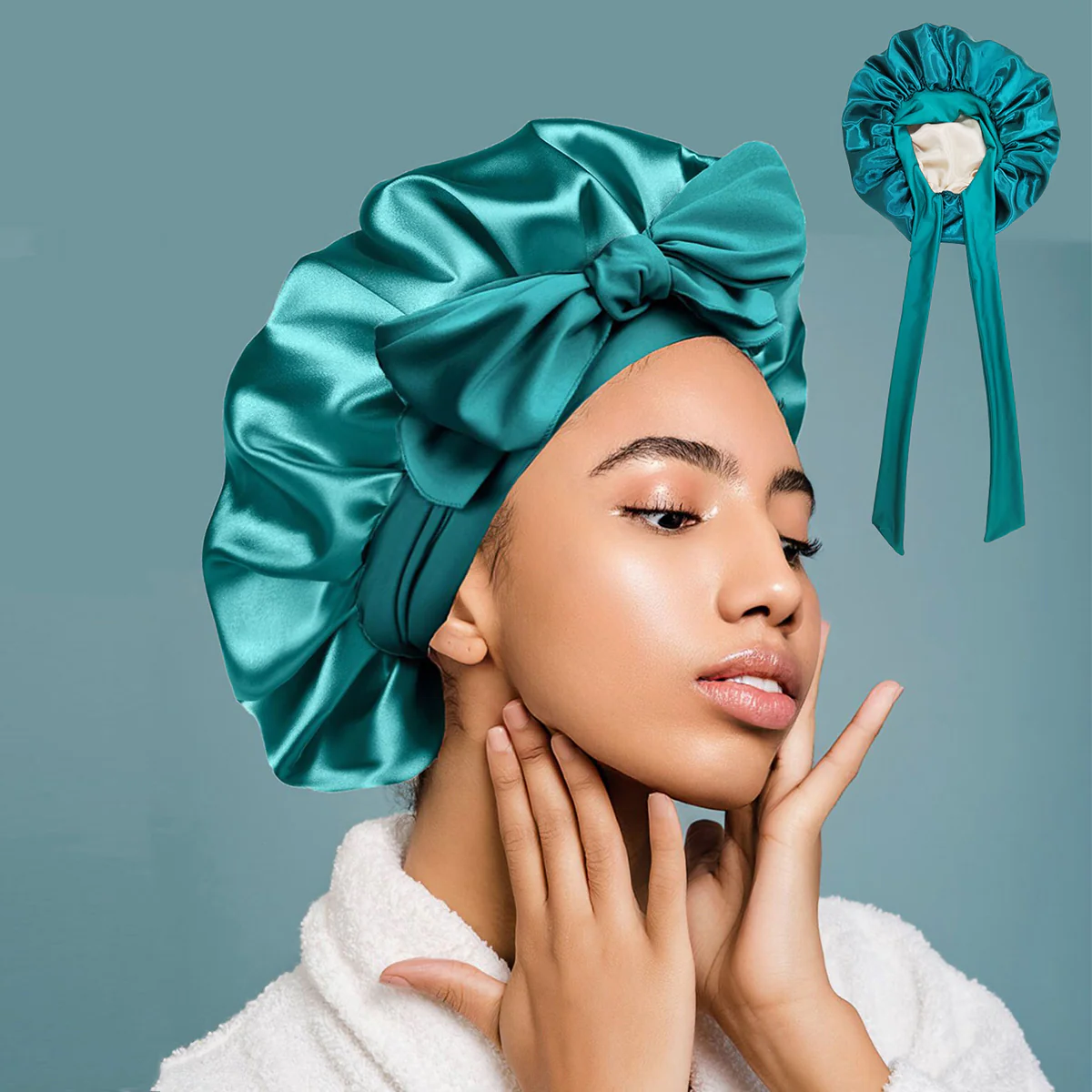 All-Night Silk Bonnet - Stays On All Night Guaranteed