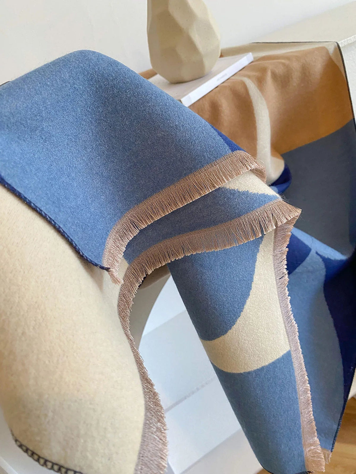 Women’s Reversible Cashmere Scarf for Elegance & Warmth | Amarae