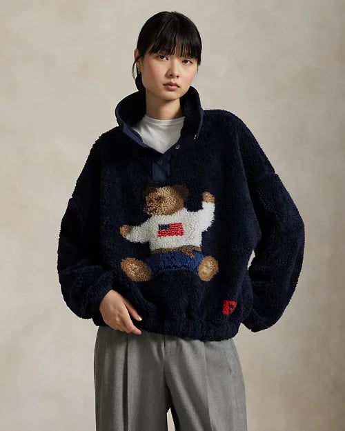 Faux Sherpa Bomber Jacket