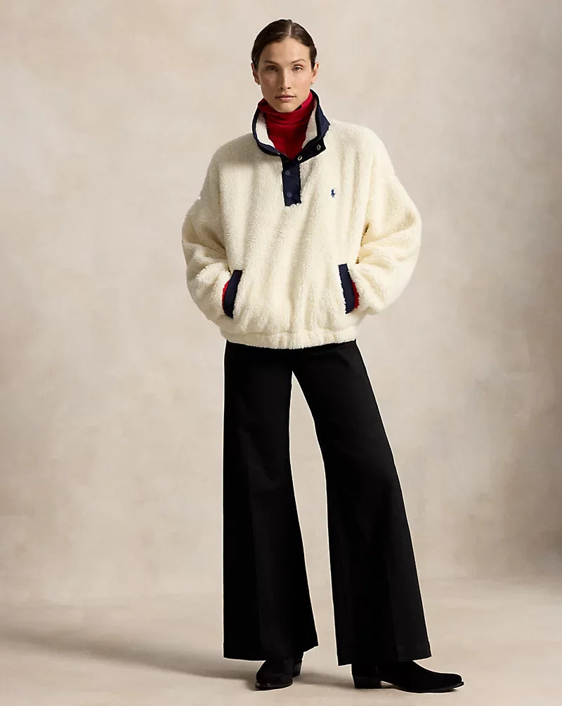 Faux Sherpa Bomber Jacket