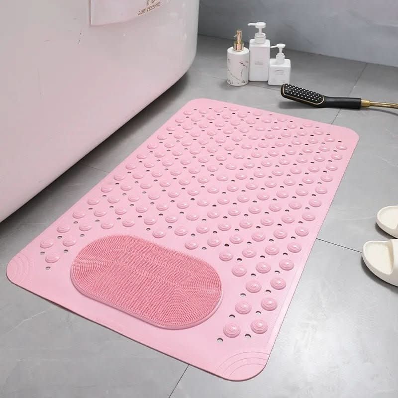 SAFEGRIP SHOWER MAT – Non-Slip Mat with Built-In Foot Scrubber for Safe & Hygienic Showers
